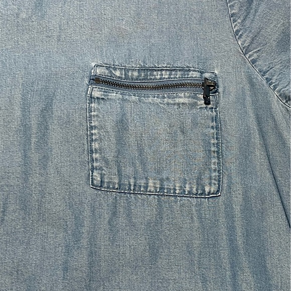 Kenneth Cole New York Denim shirt Women’s Size M Preowned - Picture 4 of 8